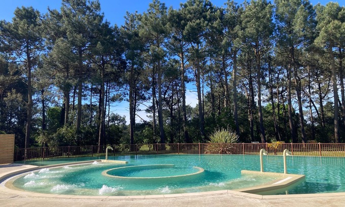 Lacanau-Ocean Apartment | Douceur de Pins - Appart 5 pers. balcony & pool