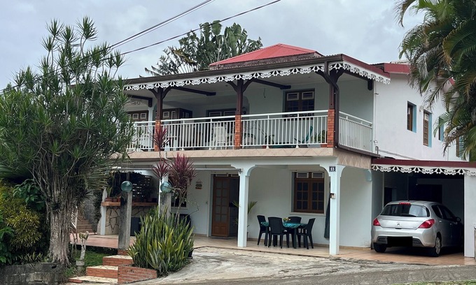 Le Robert Villa | Downstairs 3-bedroom villa, pool, lush garden. Authentic Martinique.