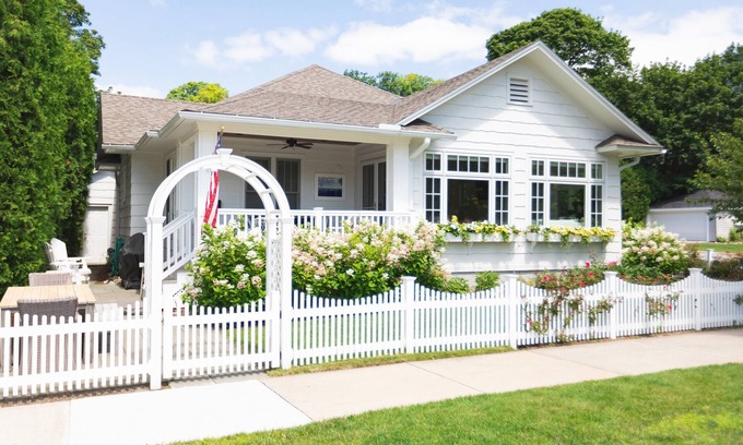 Harbor Springs House | Downtown Oasis One Block from Beach and Shopping.