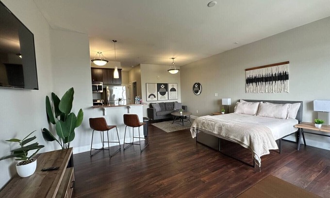 Cole-Noble District Apartment | Downtown Penthouse Loft w/View
