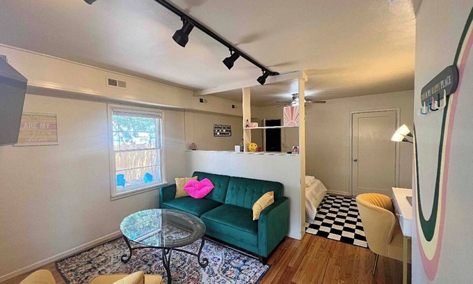 Downtown Colorado Springs Apartment | Downtown Vintage Studio W Backyard & Grill WALK to Downtown, CC, Parks & Venues
