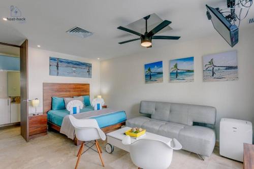 Gonzalo Guerrero Apartment | Dpto a 5 min de la Playa con Piscina y Rooftop