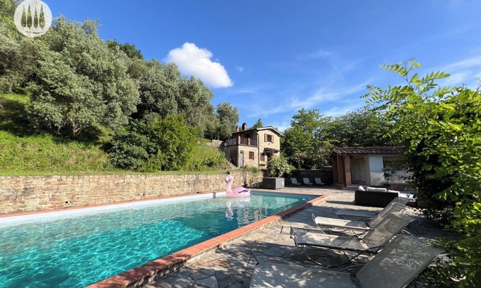 Pescia Villa | Dream villa in Tuscany with pool, stunning views and its own church