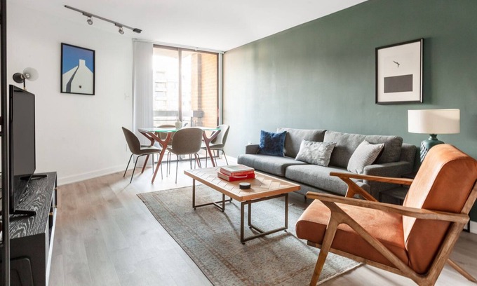 Foggy Bottom Apartment | Dreamy Foggy Bottom 1BR w/ W/D + Gym near IMF & State Dept by Blueground