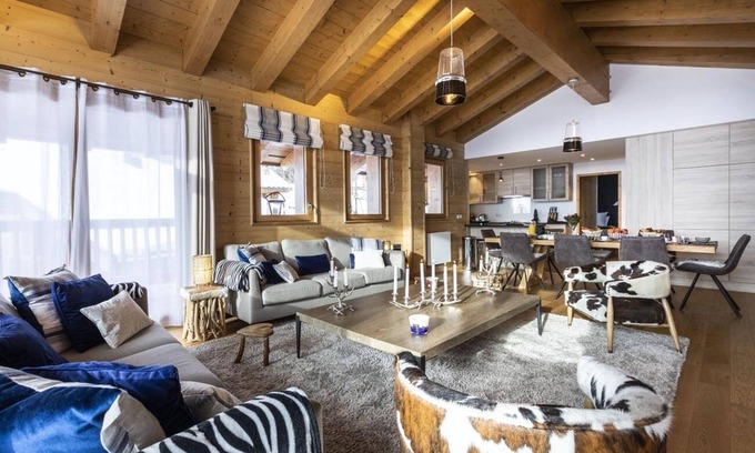 Les Eucherts Apartment | Duplex 200m², full services 4 *, 5 bedrooms, 5 bathrooms/d, south balcony and 3 parking spaces