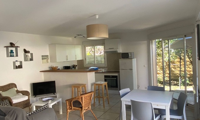Lacanau-Ocean House | DUPLEX 65M2 BEACH EDGE WITH PLACE PRIVATE PARKING IDEAL VACANCES WITHOUT CAR