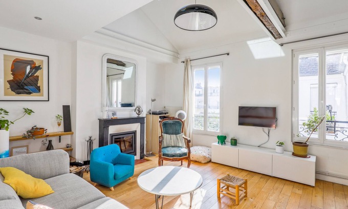 Le Pre-Saint-Gervais Apartment | Duplex Béranger - Welkeys