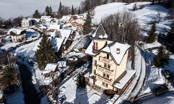 Vallandry Apartment | Duplex 11 people garden level, at the foot of the Mont Blanc tramway