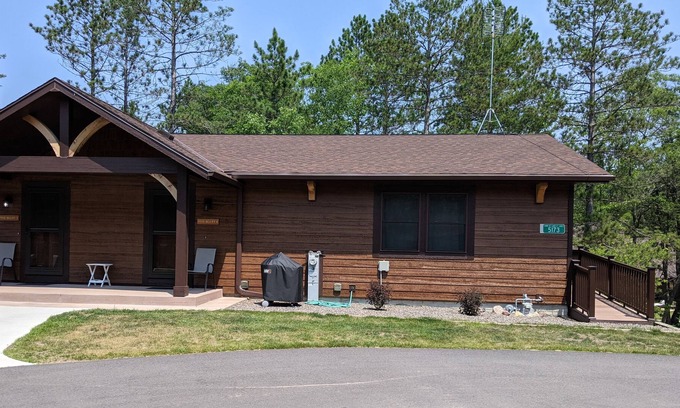 Land O Lakes Condo | Duplex Style Cabin on Big Portage Lake