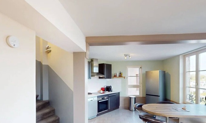 Honfleur Apartment | Duplex Traversière | Spacious | 100m from the Port | 4 Guests