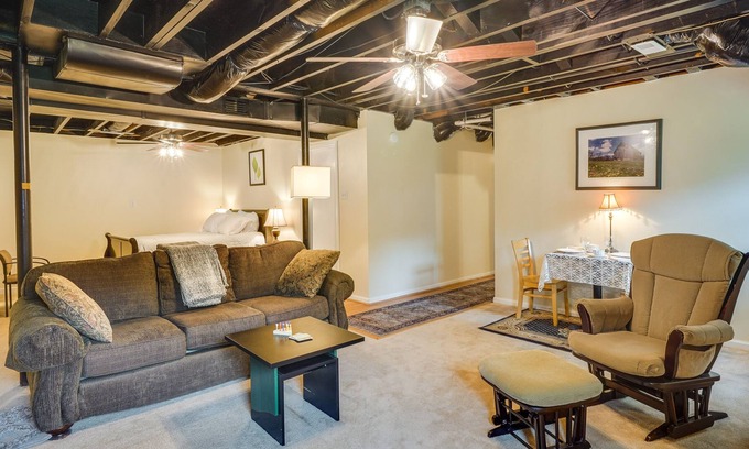 Durham Apartment | Durham Vacation Rental: 2 Mi to Duke University!
