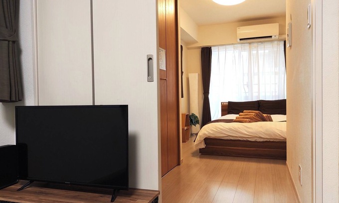 Nakano Apartment | E101 1F GF A calm room with brown tones/Nakano-ku Tokyo