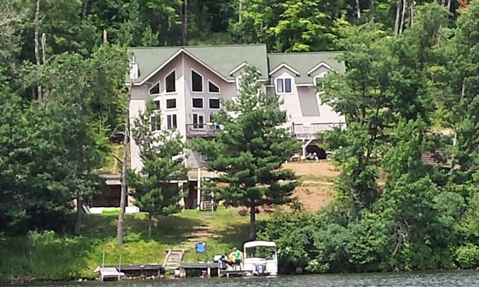 Stone Lake House | Eagle View Retreat on Long Lake, Large Vacation Home for Families and Sportsmen