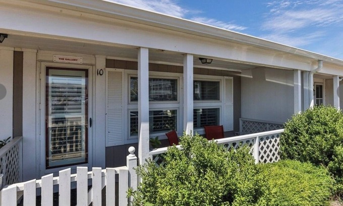 Provincetown Condo | East End Oasis , across from beach, Front door Parking , Private fenced yard BBQ