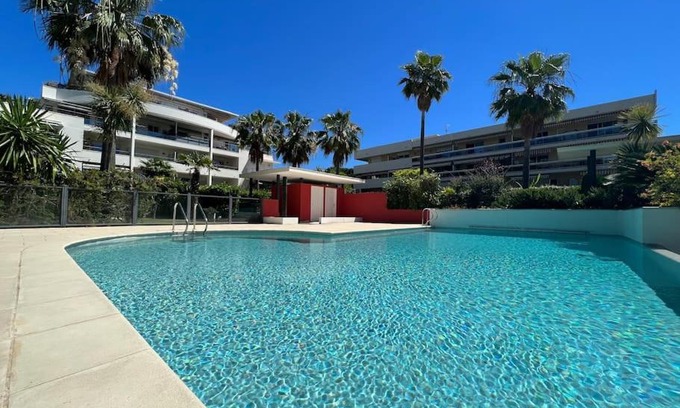 Saint-Laurent-du-Var Apartment | Eden Park and Pool A/C