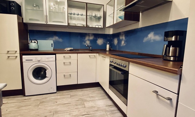 Schmidtheim House | Eifelstein, Apartment mit Whirlpool und Ofen