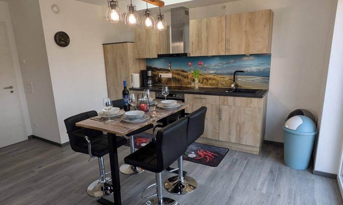 Schweiburg Apartment | Eingerichtete Neubauwohnung in Schweiburg mit Nähe zum Jaderpark und Nordsee