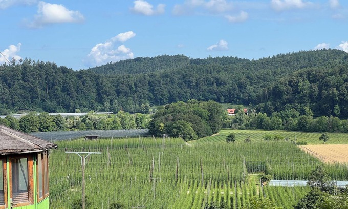 Tettnang Apartment | Einzigartiger Panoramablick mit Terrasse Nähe Tettnang Bodensee und Messe