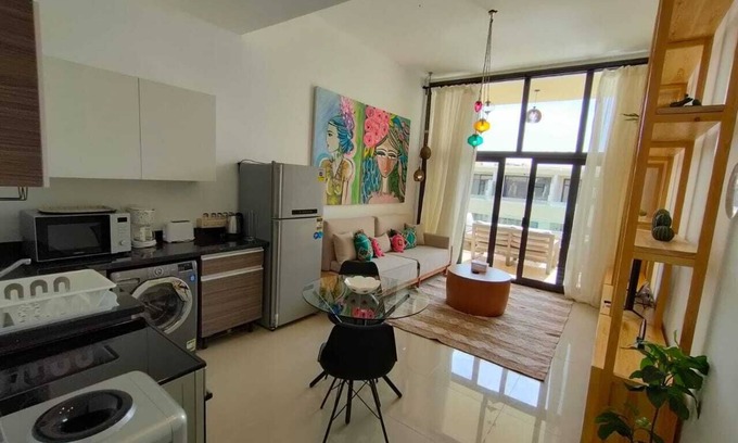 El Gouna Apartment | El Gouna , Elegant , cozy one bedroom at G cribs hug balcony looking over pool