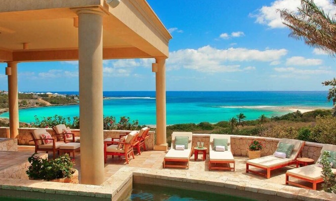 Anguilla Villa | Elegant four bedroom villa with gorgeous beach view