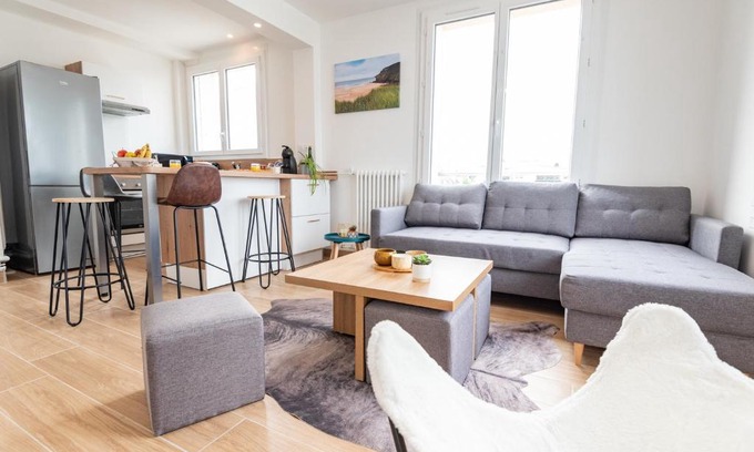 Lorient Apartment | Elegant T3 entre Gare et Coeur de ville par Groom*