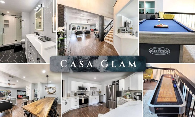 Wetmore House | Elite Retreat w/pool table & shuffleboard @ La Cantera, Six Flags, RIM, UTSA