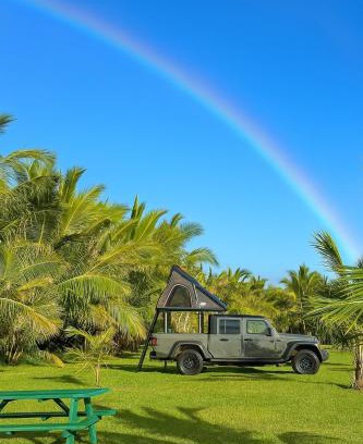 Paia Other | Embark on a journey through Maui with Aloha Glamp's jeep and rooftop tent allows you to discover diverse campgrounds, unveiling the island's beauty from unique perspectives each day