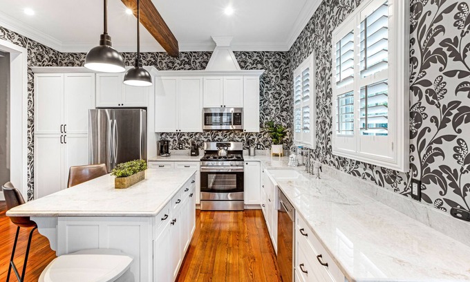 Historic Downtown Savannah House | Enchanting Home w/Luxurious Kitchen and Serene Courtyard by Lucky Savannah