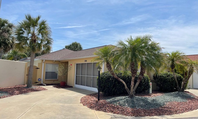 San Pedro Villas House | Enjoy a private pool, spacious lanai, and cozy Florida room with Murphy bed!