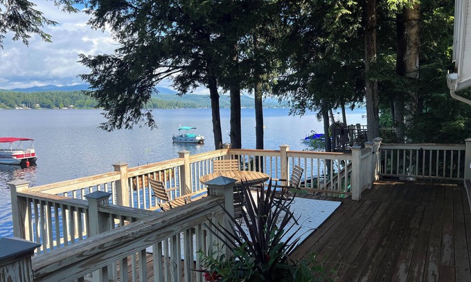 Schroon Lake House | Enjoy this amazing waterfront property on Schroon lake with private beach
