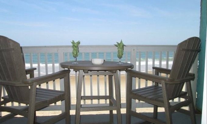 South Nags Head Condo | Enjoy your magnificent ocean views from your huge balcony!