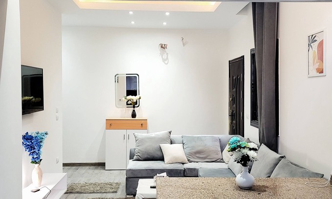 The 5th Settlement Apartment | Entire basement studio with modern finishing Andalus 2/2 new Cairo