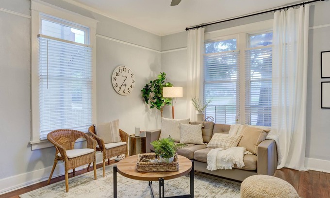 Midtown Apartment | Entire Unit: Stunningly Spacious 1br Midtown Getaway w. Free designated parking