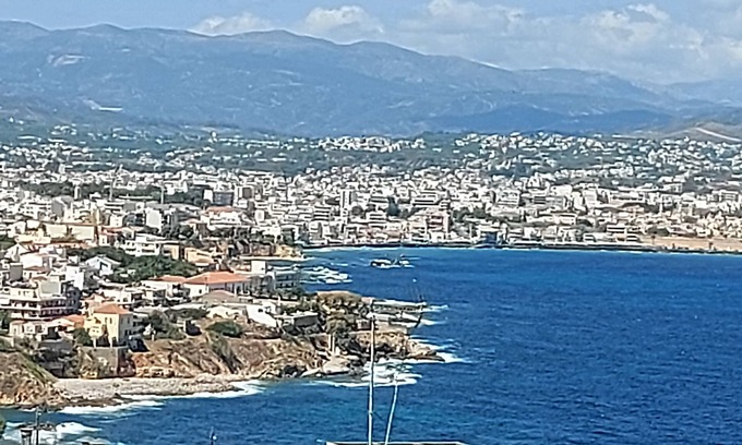 Halepa Apartment | Eolia,2-bedroom apt with panoramic view of the charming Chania and WiFi+AC