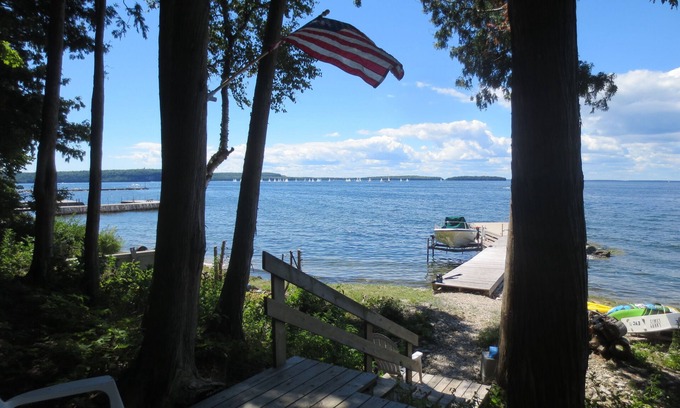 Ephraim Cottage | Ephraim Waterfront Cottage With A Private Dock On Green Bay