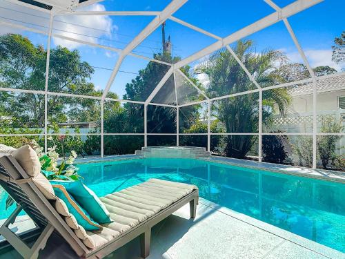 Naples Park House | Epic Arcades Heated Pool Home by Beach & Mercato