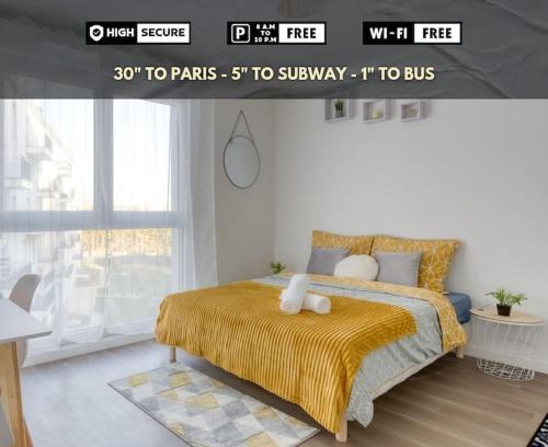 Villeneuve-la-Garenne Apartment | Escapade parisienne à 25 minutes de la Tour Eiffel
