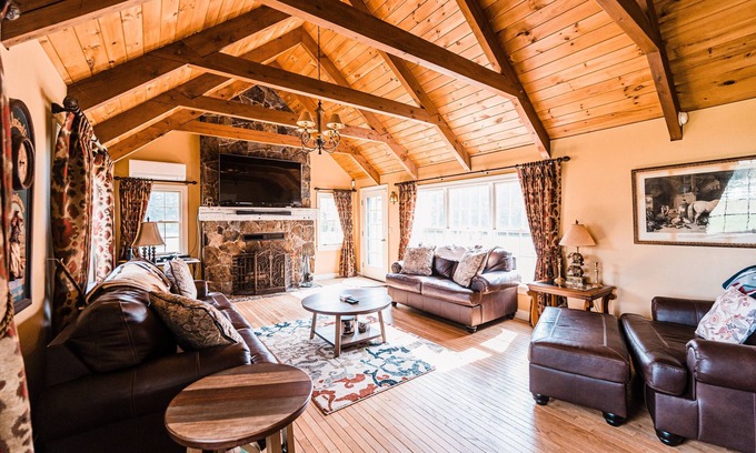 Kingfield House | Escape to our Mountain Haven: A Cozy Farmhouse Retreat in the Heart of Western Maine's Mountains