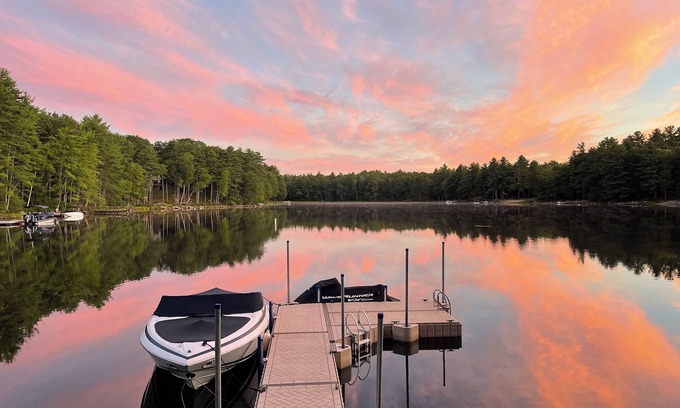 South Casco House | Escape to Your Own Private Peninsula on Sebago Lake. A Luxury Lakefront Retreat.