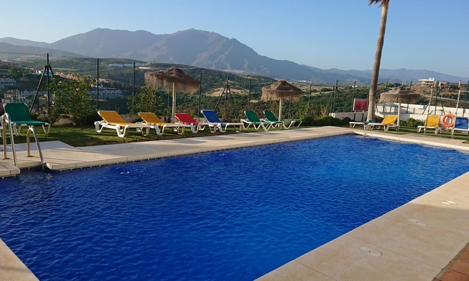 Bahia de Casares House | Estrella de la Bahia Penthouse with 4 terraces, communal pool, 300m to the beach