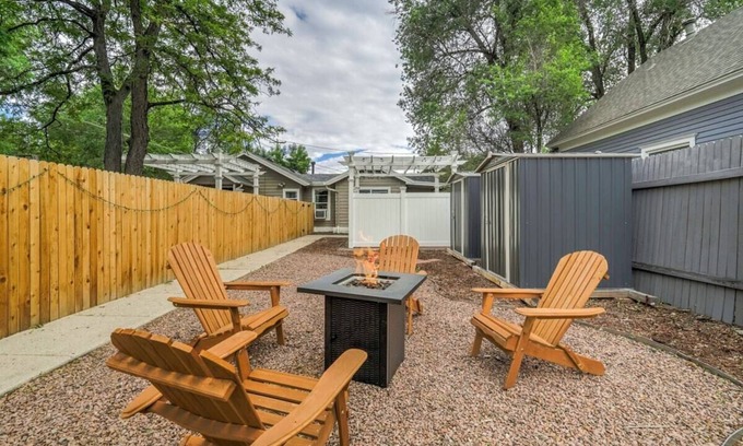 Central Colorado Springs House | Euro Cottage! Downtown Home w BBQ & Fire Pit