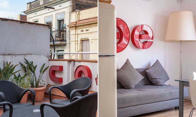 Sants Apartment | Excellent 2-bedroom apartment with terrace, well connected to downtown