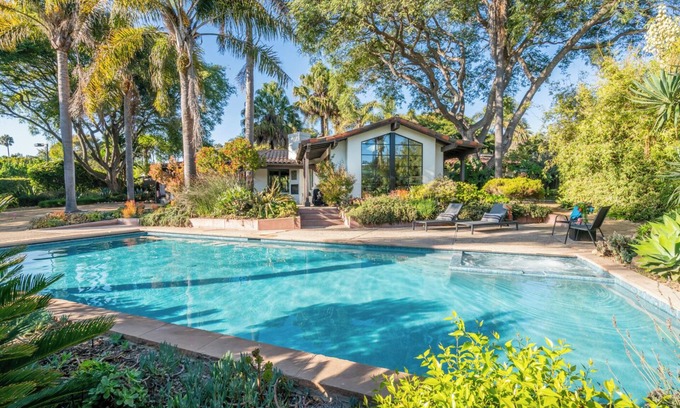 Santa Barbara House | Expansive and Modern Home With Pool and Tennis Court!