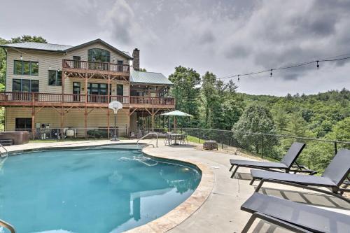 Unaka House | Expansive Home on 16 Acres with Smoky Mountain Views