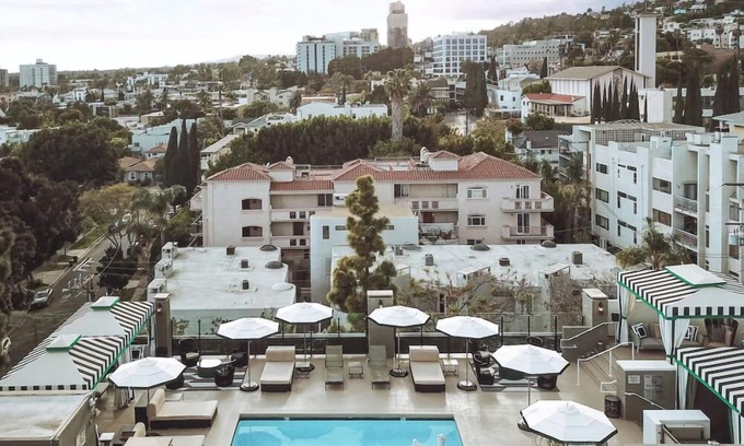 Norma Triangle Hotel | Explore An Exotic Three Unit Stylish Suite with Rooftop Pool! Pet-friendly!