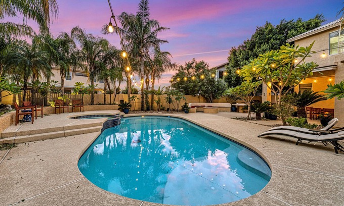Terramar House | Exquisite home with firepit, game room, heated pool, pool spa, & putting green