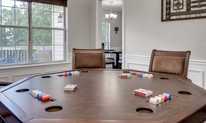 Bath House | Extended Stays Encouraged! Large home with firepit, poker table-Pet friendly!