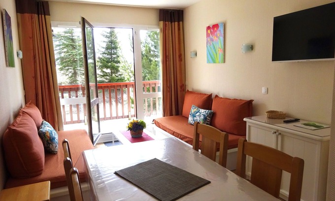 Valmeinier Apartment | F.2/5 Pers. Expose Sud, Sortie Directe SUR Pistes