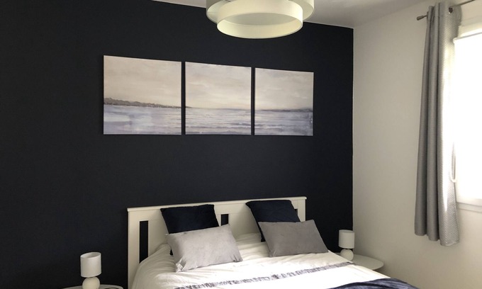 Equemauville Apartment | F2 apartment, quiet and elegant in residence with swimming pool