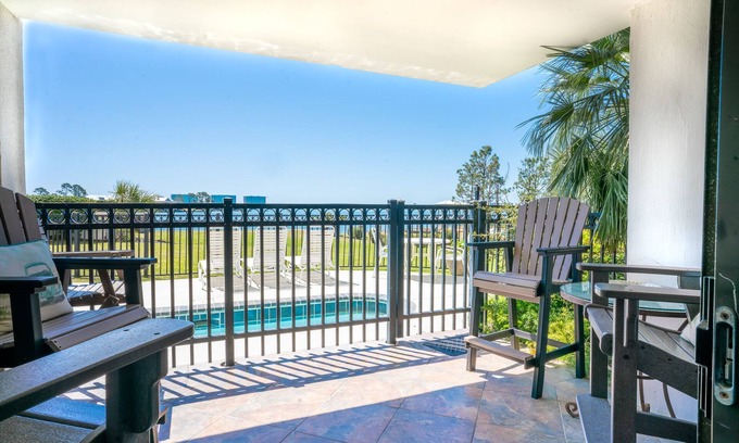 Orange Beach Condo | FABULOUS view, 1st floor access, conveniently located, PRIVATE!